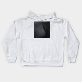 Minimal Black on Black Lines Kids Hoodie